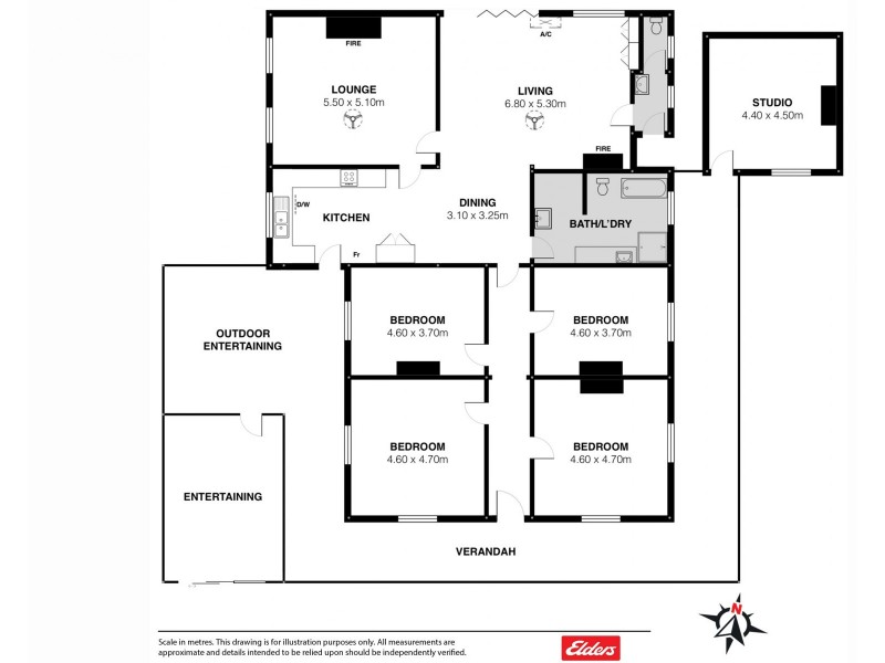 664 Alexandrina Road, Strathalbyn SA 5255 Floorplan