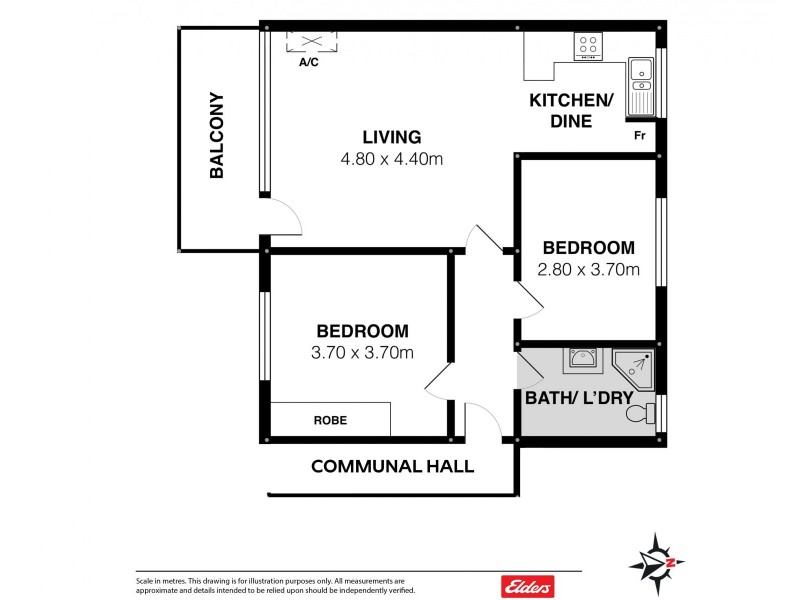 17/465 PORTRUSH ROAD, Glenside SA 5065 Floorplan