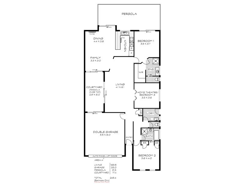 6 Riverway Court, Mccracken SA 5211 Floorplan