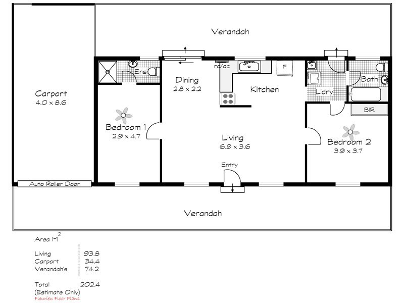 8 Slater Avenue, Mount Compass SA 5210 Floorplan