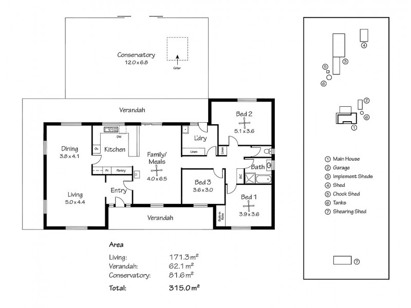 957 Signal Flat Road, Strathalbyn SA 5255 Floorplan