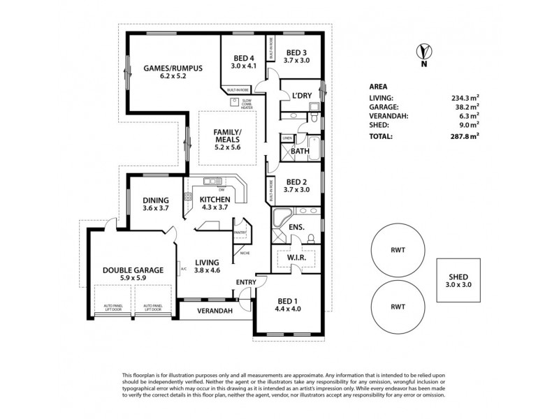 547 Parawa Road, Parawa SA 5203 Floorplan