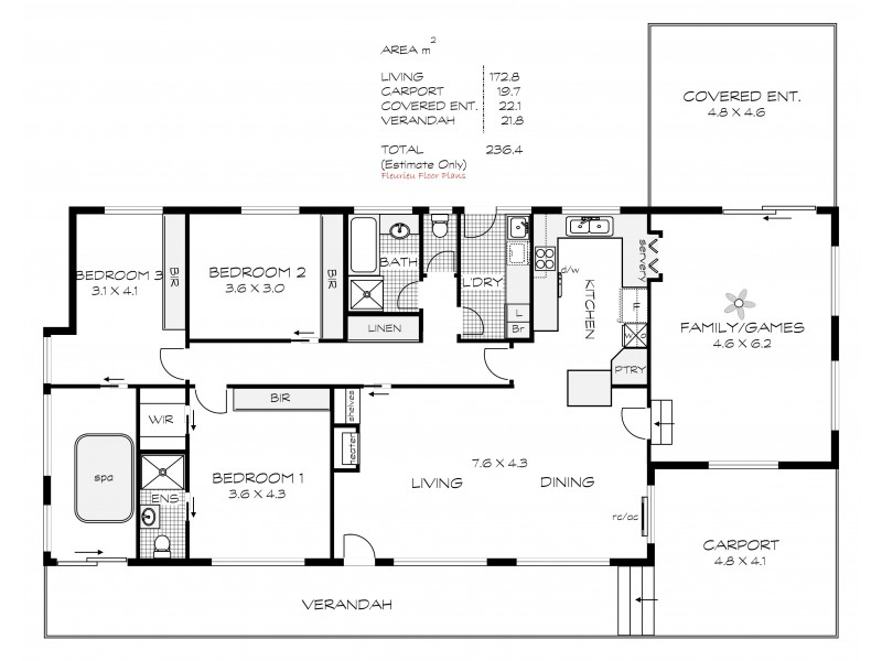 3 Baaner Court, Victor Harbor SA 5211 Floorplan