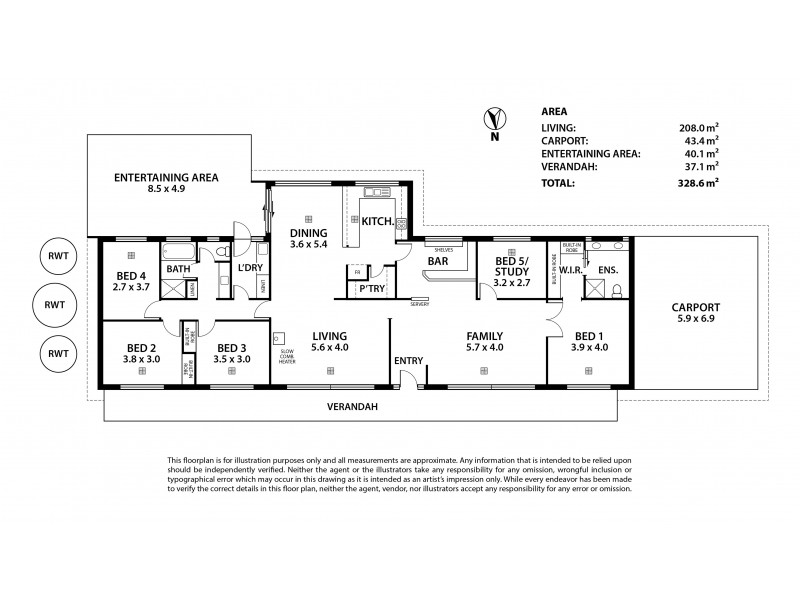 7 Fountain Street, Kanmantoo SA 5252 Floorplan
