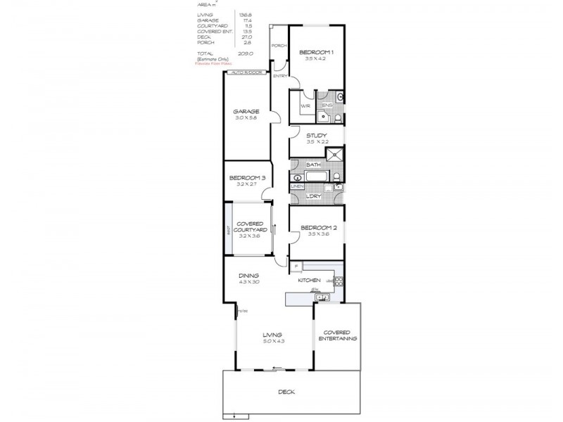 13 Clipper Court, Encounter Bay SA 5211 Floorplan
