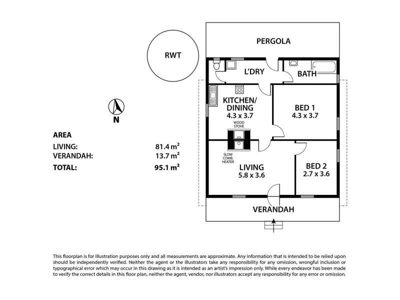146 B Ken Hicks Road, Mount Pleasant SA 5235 Floorplan