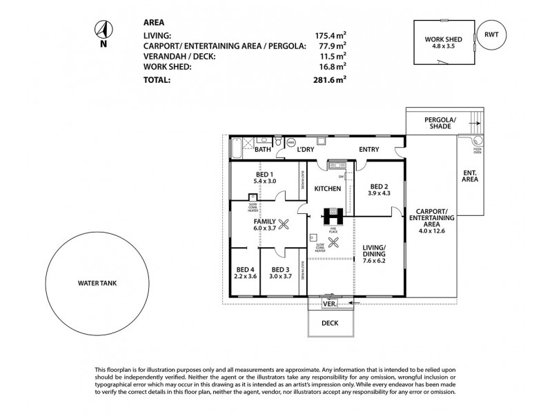 161 Sinclair Road, Sellicks Hill SA 5174 Floorplan