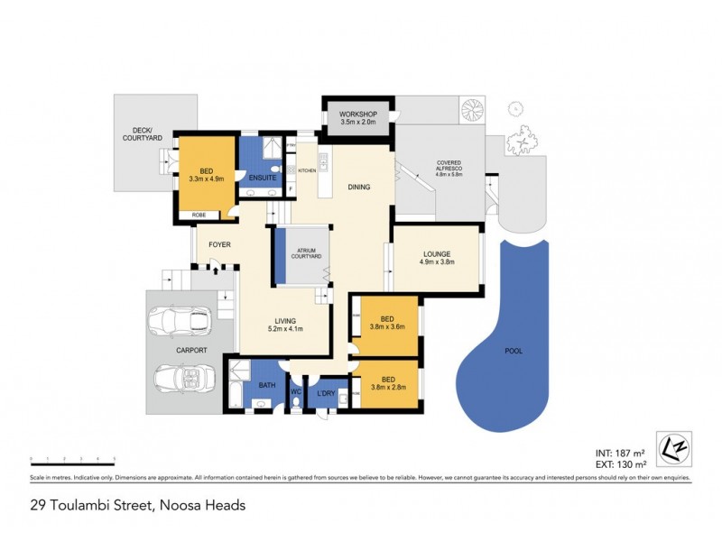 29 Toulambi Street, Noosa Heads QLD 4567 Floorplan