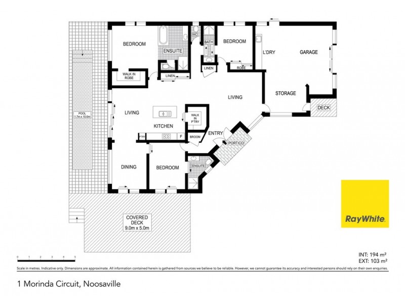 1 Morinda Circuit, Noosaville QLD 4566 Floorplan