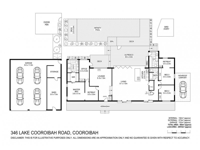 346 Lake Cooroibah Road, Cooroibah QLD 4565 Floorplan
