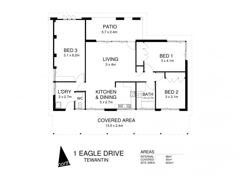 1 Eagle Drive, Tewantin QLD 4565 Floorplan