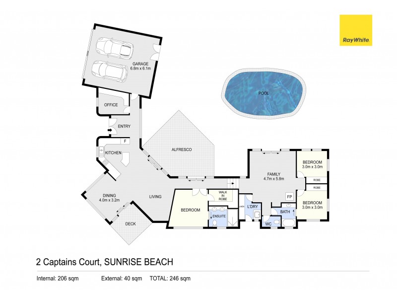 2 Captains Court, Sunrise Beach QLD 4567 Floorplan