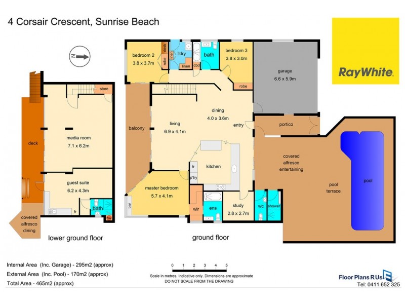 4 Corsair Crescent, Sunrise Beach QLD 4567 Floorplan