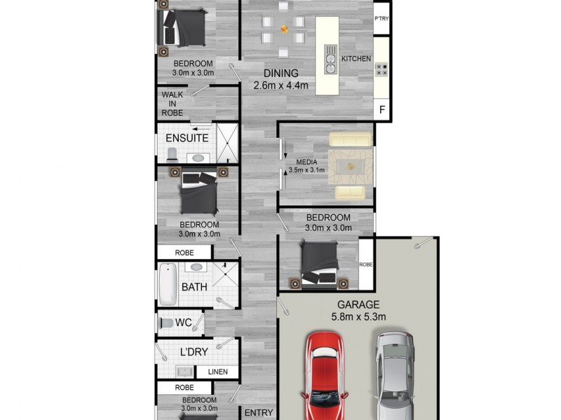 14 Viola Square, Peregian Springs QLD 4573 Floorplan