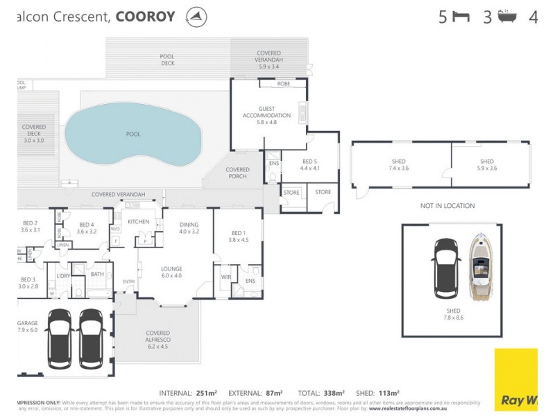 4 Falcon Crescent, Cooroy QLD 4563 Floorplan