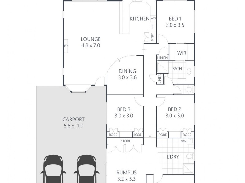 11 Morning Glory Drive, Cooroibah QLD 4565 Floorplan