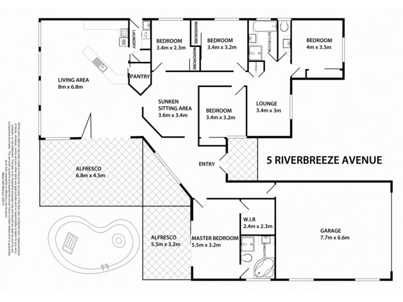 5 Riverbreeze Ave, Noosa Waters QLD 4566 Floorplan