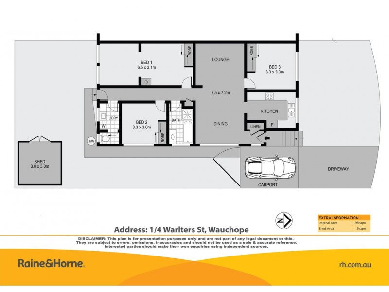1/4 Warlters Street, Wauchope NSW 2446 Floorplan