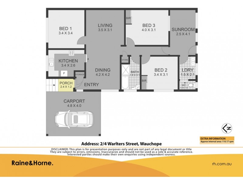2/4 Warlters Street, Wauchope NSW 2446 Floorplan