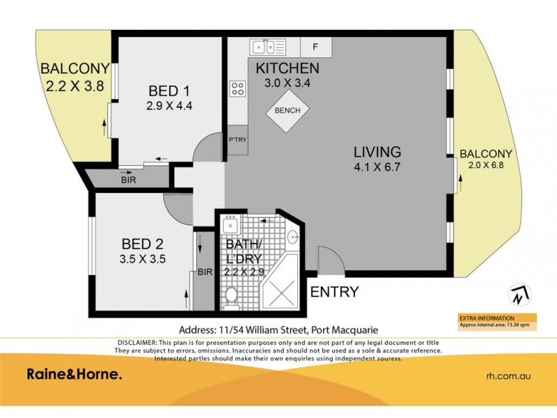 Unit 11/54 William Street, Port Macquarie NSW 2444 Floorplan