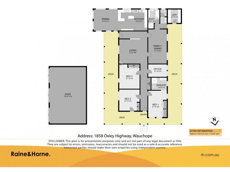 1858 Oxley Highway, Wauchope NSW 2446 Floorplan