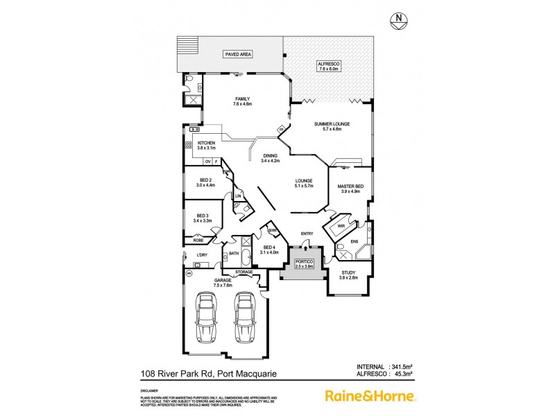 108 River Park Road, Port Macquarie NSW 2444 Floorplan