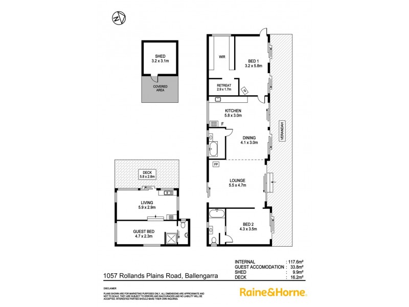 1057 Rollands Plains Road, Ballengarra NSW 2441 Floorplan