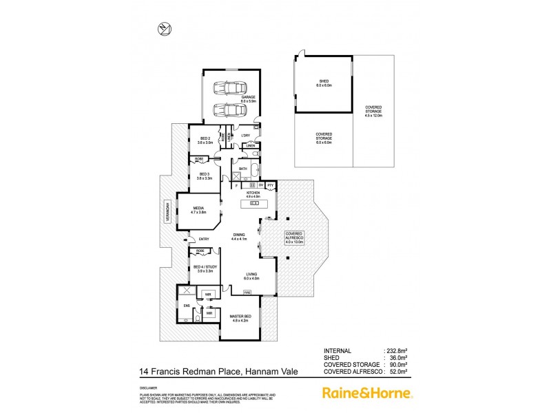 14 Francis Redman Place, Hannam Vale NSW 2443 Floorplan