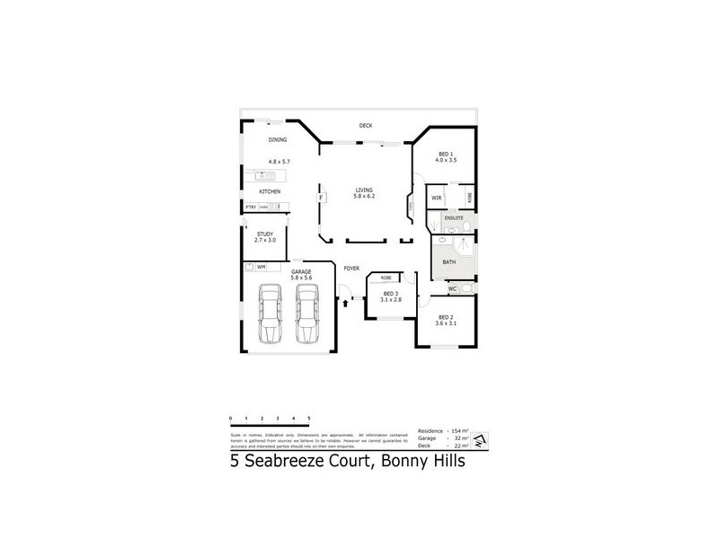 5 Seabreeze Court, Bonny Hills NSW 2445 Floorplan