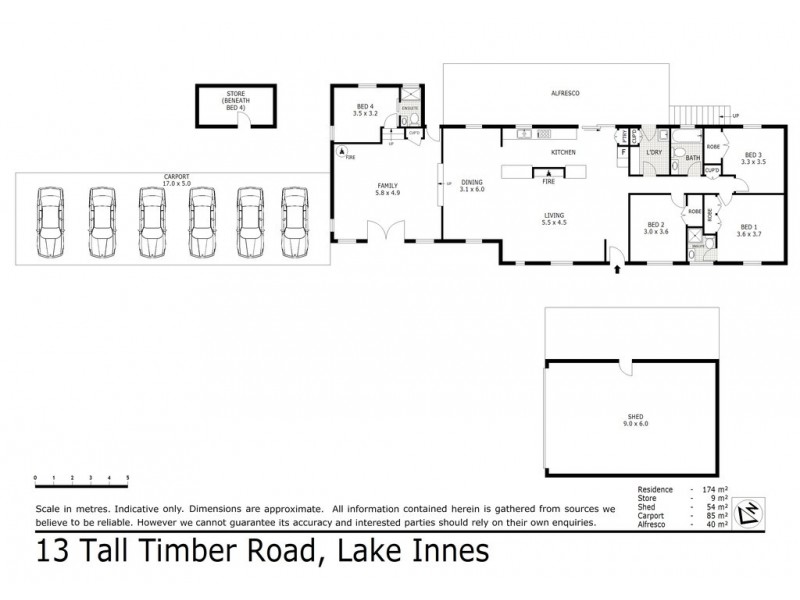 13 Tall Timber Road, Lake Innes NSW 2446 Floorplan