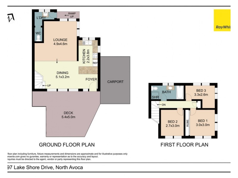 2/97 Lake Shore Drive, North Avoca NSW 2260 Floorplan