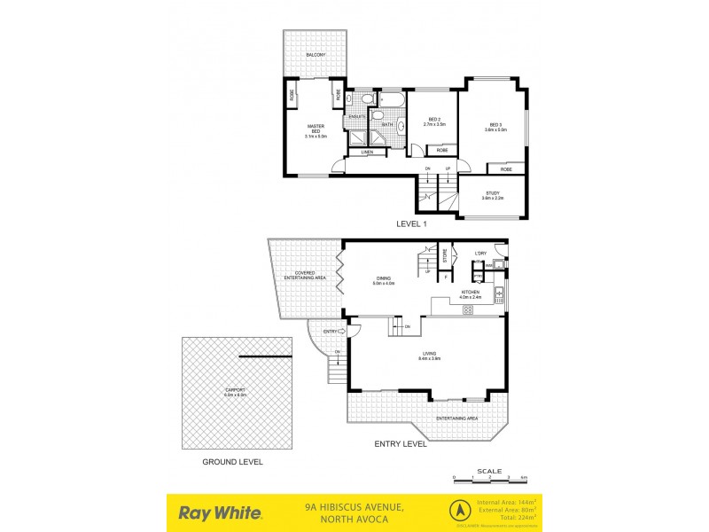 9A Hibiscus Avenue, North Avoca NSW 2260 Floorplan