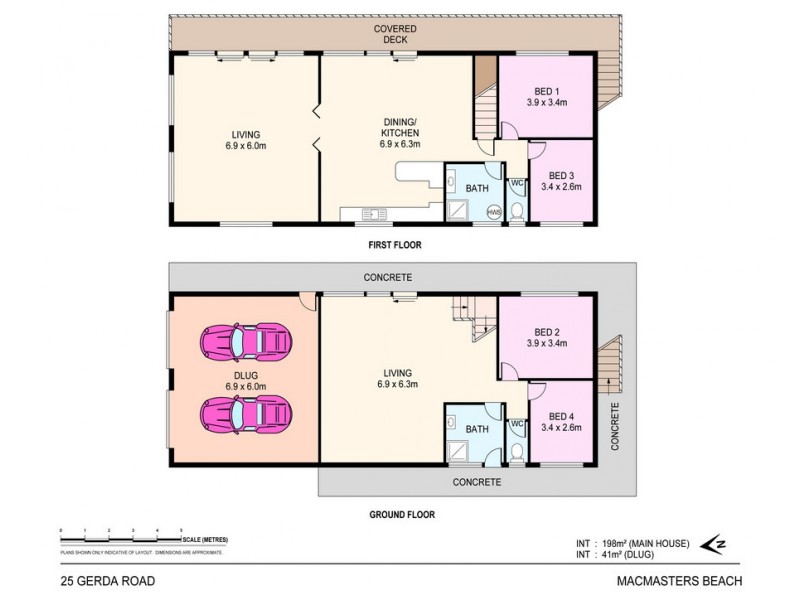 25 Gerda Road, Macmasters Beach NSW 2251 Floorplan