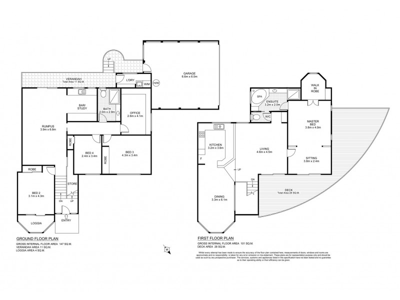 1 View Street, North Avoca NSW 2260 Floorplan