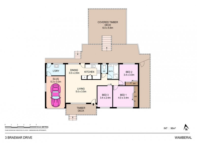 3 Braemar Drive, Wamberal NSW 2260 Floorplan