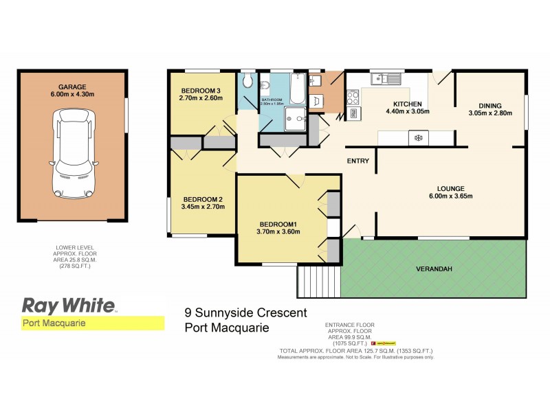 9 Sunnyside Crescent, Port Macquarie NSW 2444 Floorplan