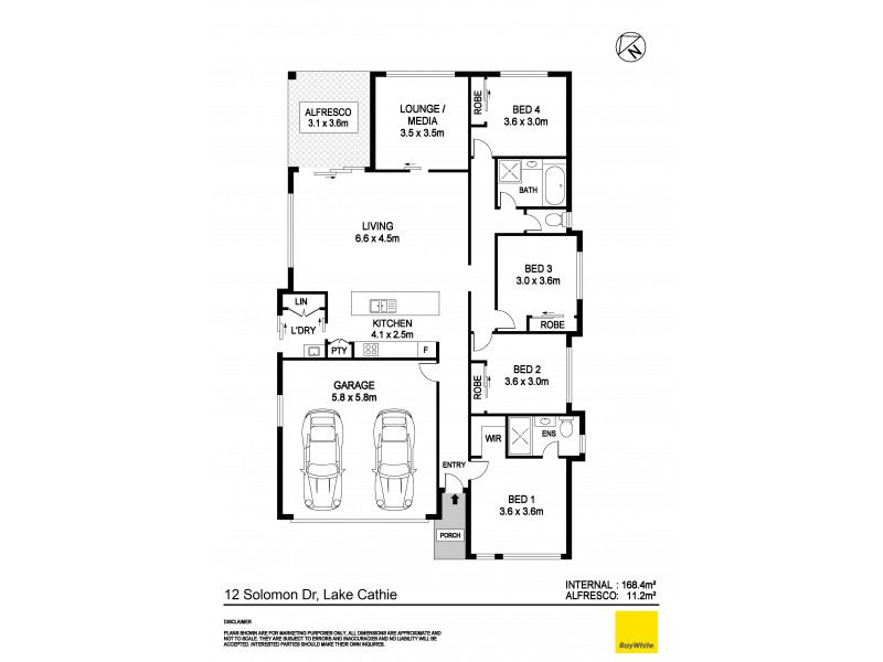 12 Solomon Drive, Lake Cathie NSW 2445 Floorplan