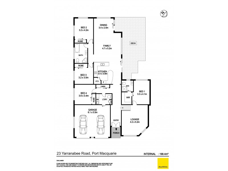 23 Yarranabee Road, Port Macquarie NSW 2444 Floorplan