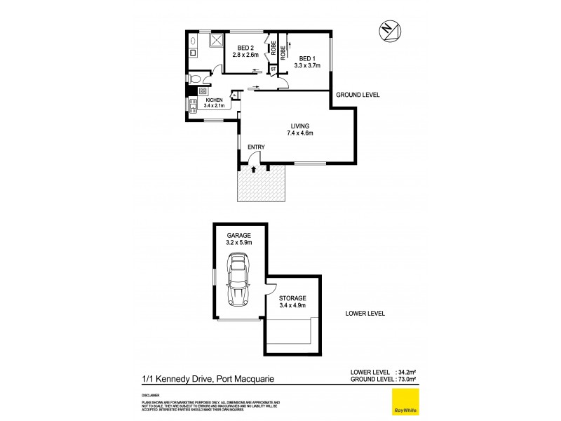 1/1 Kennedy Drive, Port Macquarie NSW 2444 Floorplan