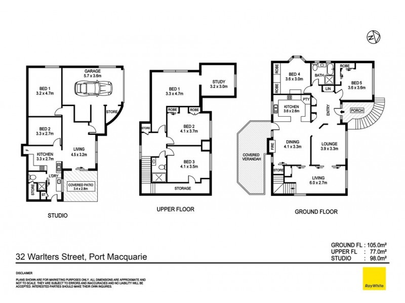 32 Warlters Street, Port Macquarie NSW 2444 Floorplan