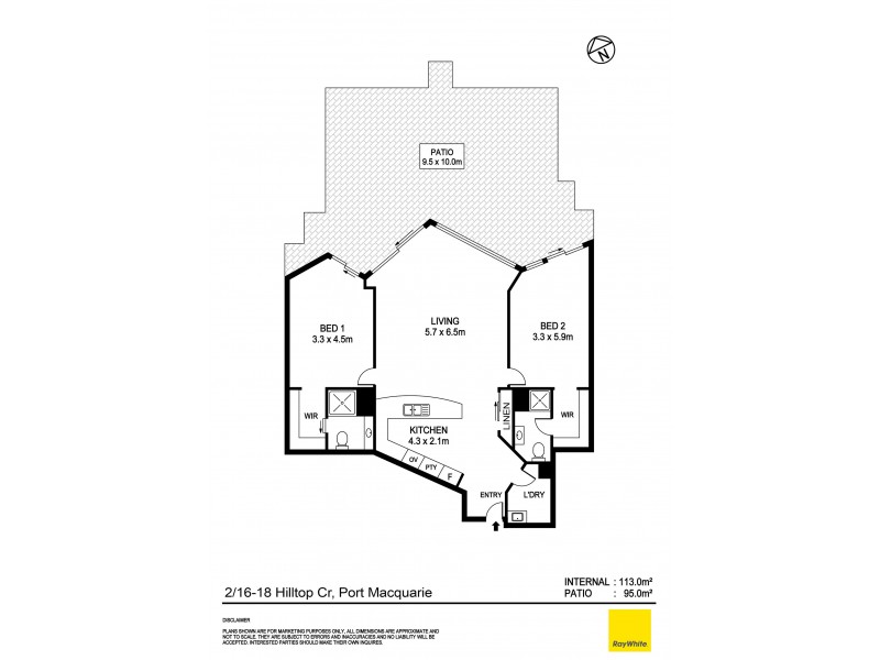 2/16-18 Hilltop Crescent, Port Macquarie NSW 2444
