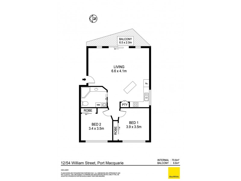 12/54-56 William Street, Port Macquarie NSW 2444 Floorplan
