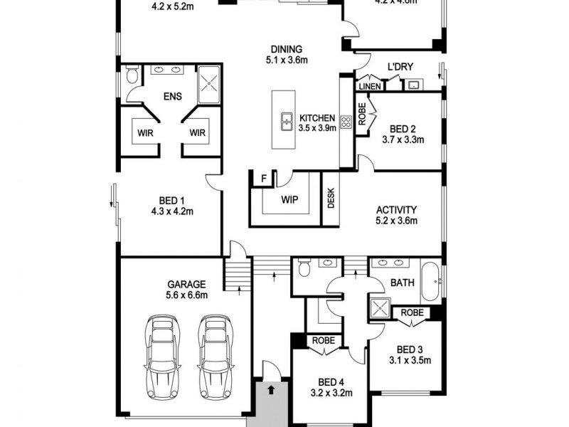 5 Aubin Avenue, Thrumster NSW 2444 Floorplan