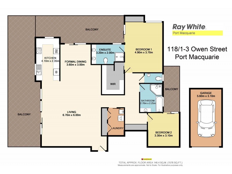 118/1-3 Owen Street, Port Macquarie NSW 2444 Floorplan