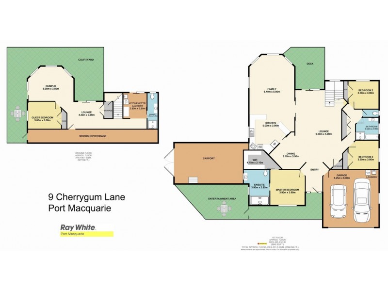 9 Cherrygum Lane, Port Macquarie NSW 2444 Floorplan
