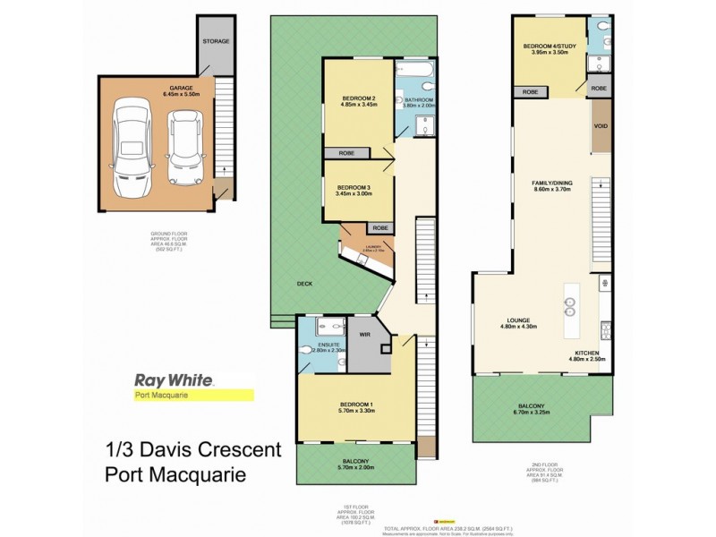 1/3 Davis Crescent, Port Macquarie NSW 2444 Floorplan