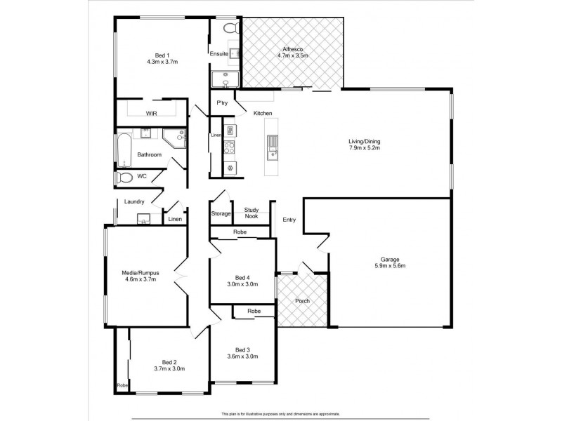 8 Koel Crescent, Port Macquarie NSW 2444 Floorplan