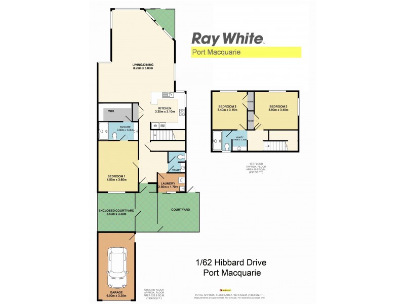 1/62 Hibbard Drive, Port Macquarie NSW 2444 Floorplan