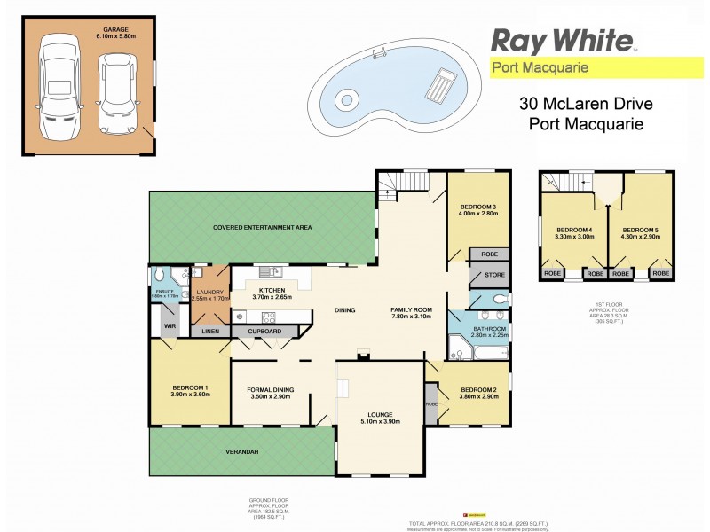 30 McLaren Drive, Port Macquarie NSW 2444 Floorplan