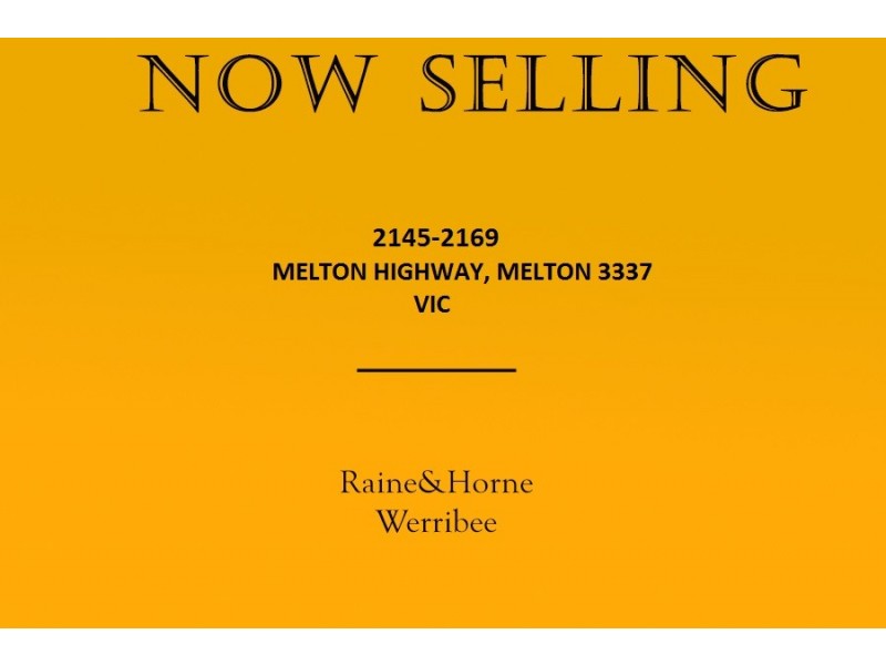 2145 MELTON HIGHWAY, Melton VIC 3337